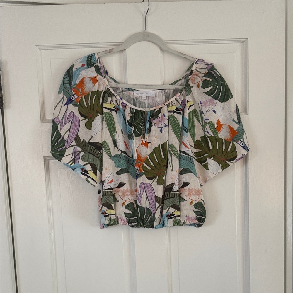 Corey Lynn Calter Multicolor Tropical Blouse